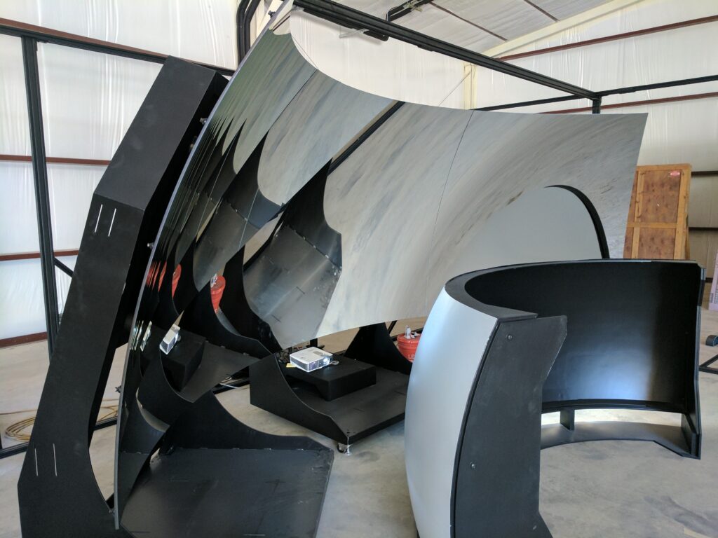 full collimating system from a 3/4 view
